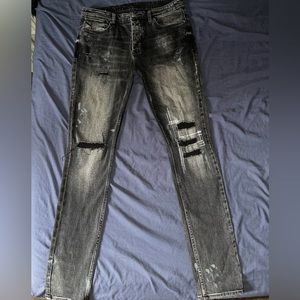 Ksubi Van Winkle Burnt skinny jeans
